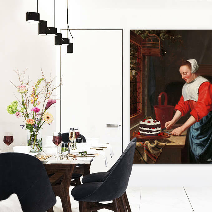 Arty-Shock Life is short. Eat the cake. - XL - 125 x 200 cm