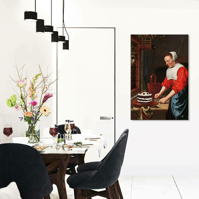 Arty-Shock Life is short. Eat the cake. - Medium - 80 x 120 cm