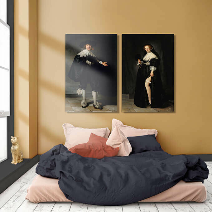 Arty-Shock Romantic Marten - Medium - 80 x 120 cm