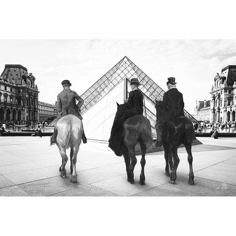 Arty-Shock Trois Chevaux - XL - 200 x 125 cm