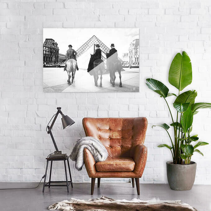 Arty-Shock Trois Chevaux - Medium - 120 x 80 cm