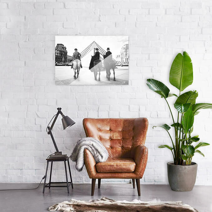 Arty-Shock Trois Chevaux - Small - 90 x 60 cm