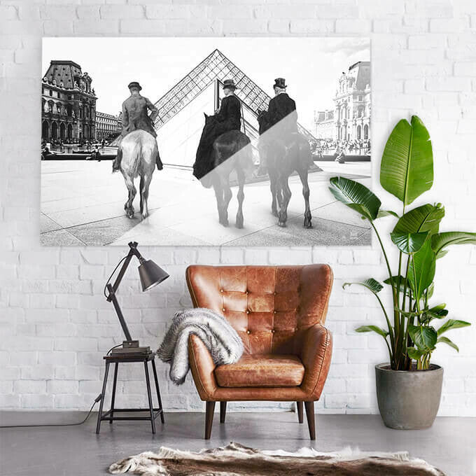 Arty-Shock Trois Chevaux - XL - 200 x 125 cm