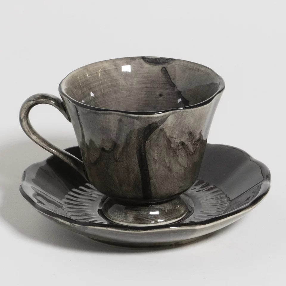 attic koffie kop &amp; schotel Liquorice