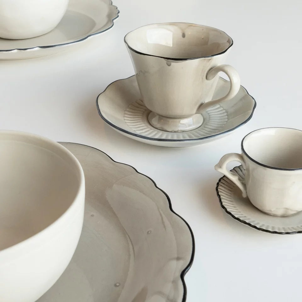 attic koffie kop &amp; schotel Oyster