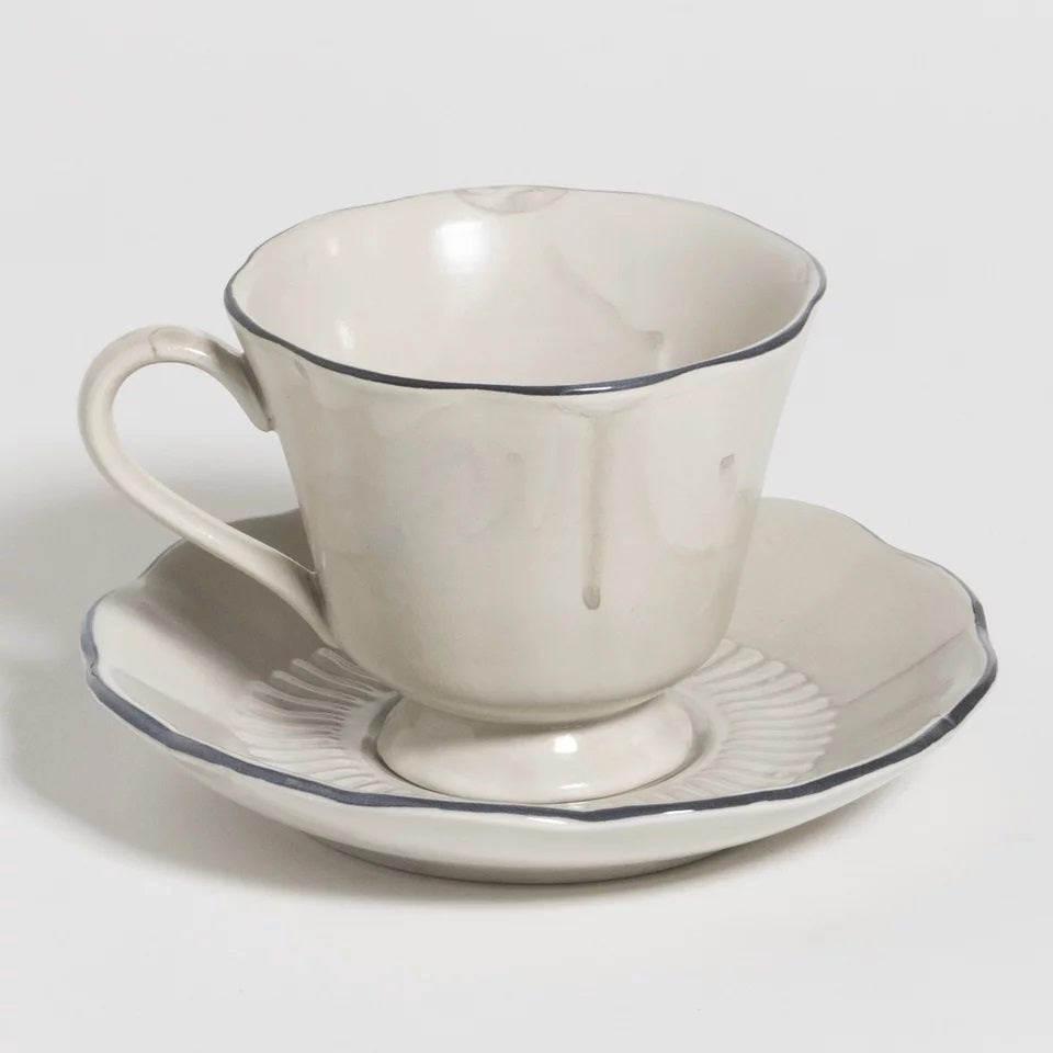 attic koffie kop &amp; schotel Seabass