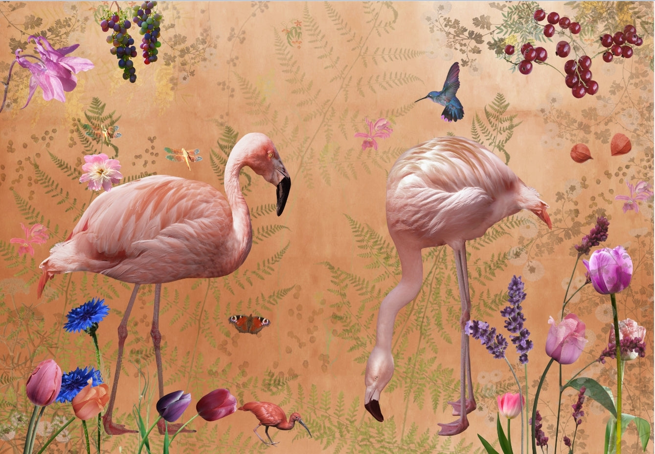 Behang Audubon I Ecotex