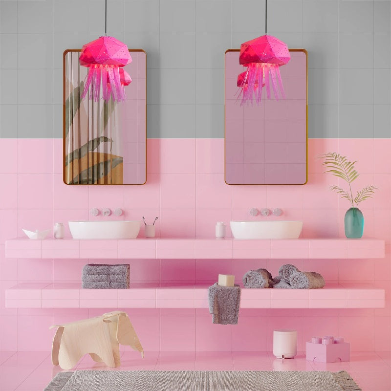 Baby Medusa Lamp - Roze