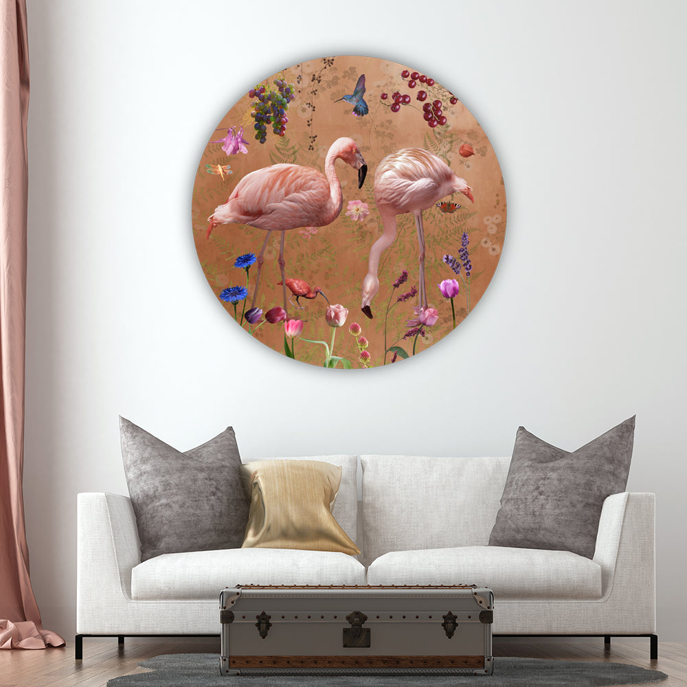 Behangcirkel Audubon ⌀ 100 Mandarin