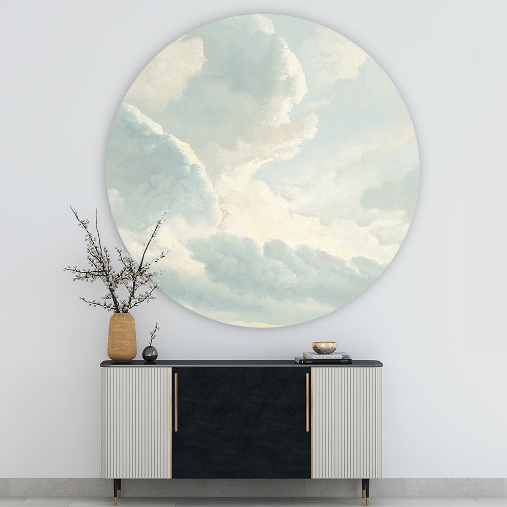 Behangcirkel Clouds ⌀ 130 cm