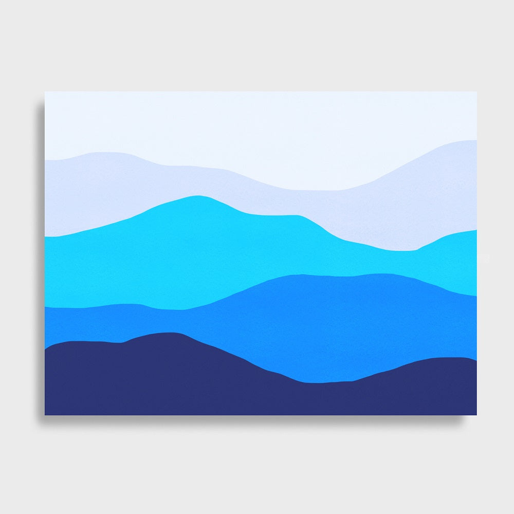 Blue Desert - Liggend