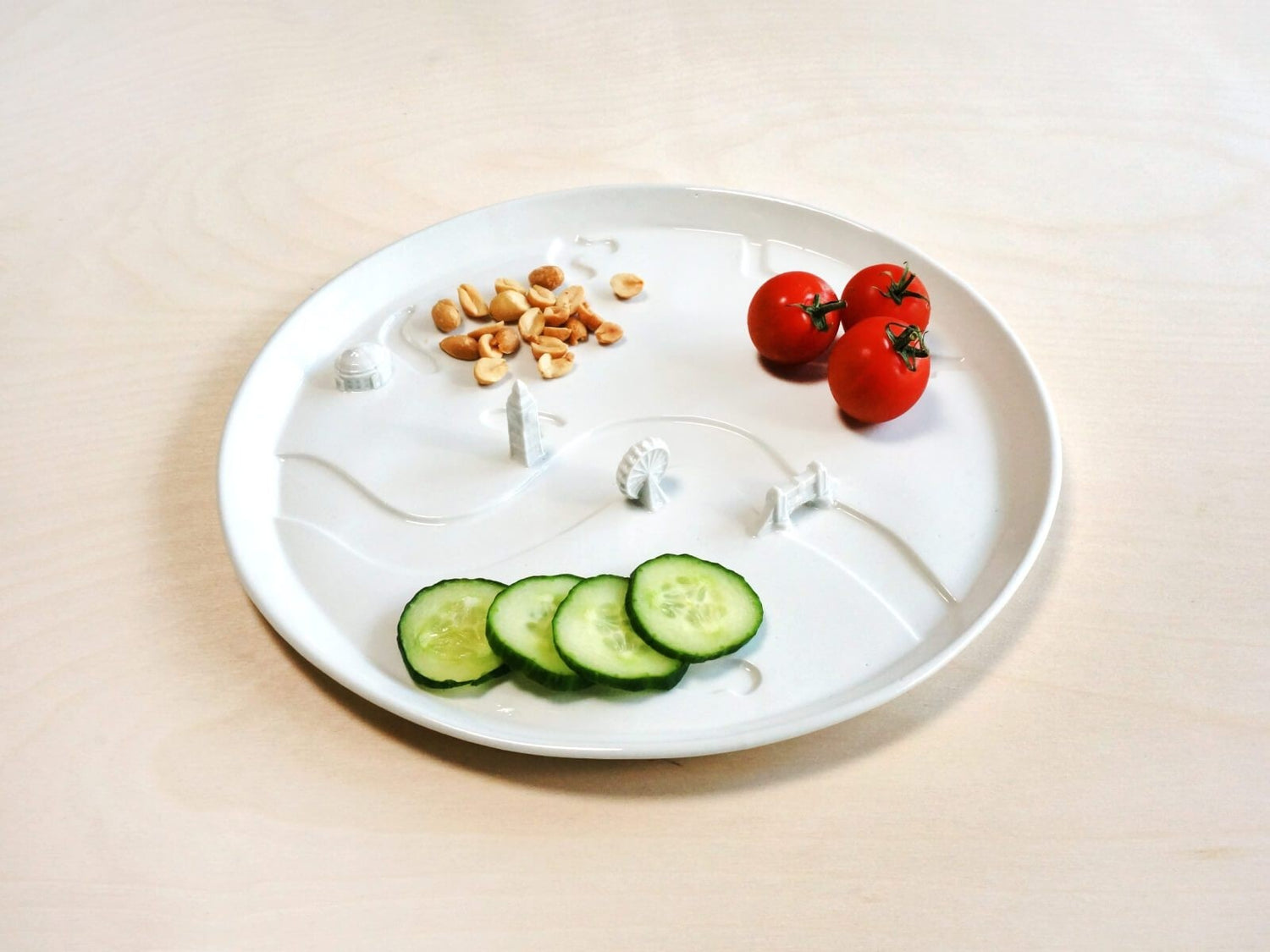 City Plate - porseleinen schaal