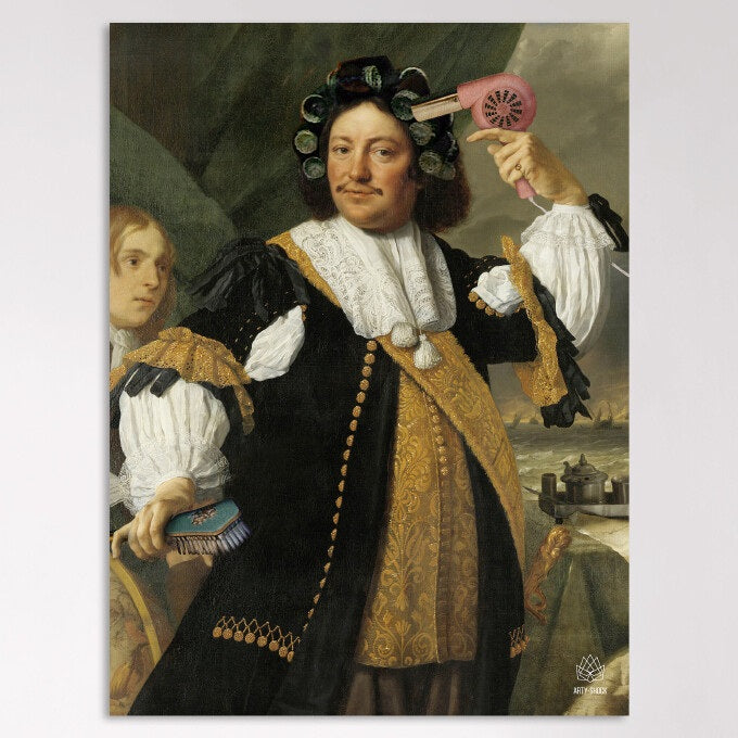 Arty-Shock ‘Curly Bartho’ Mini - 30 x 40 cm