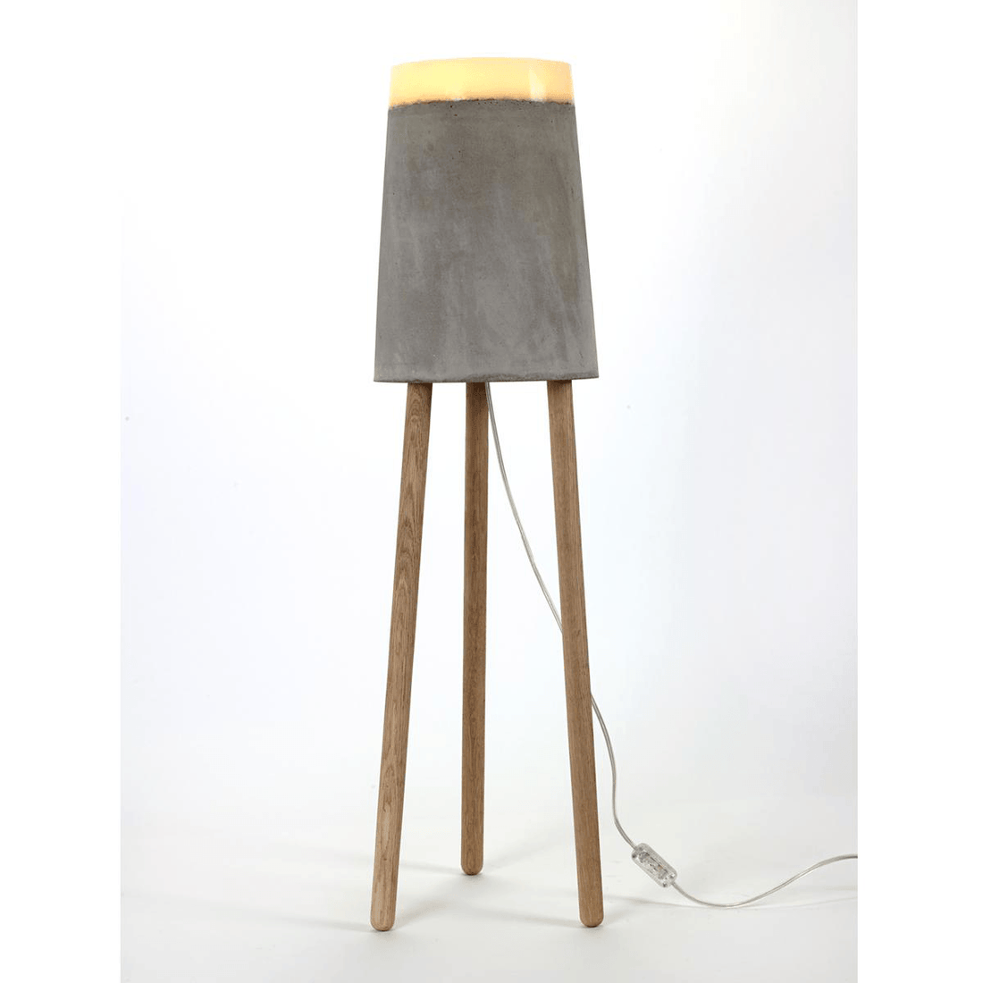 CONCRETE tafel/vloer lamp Large