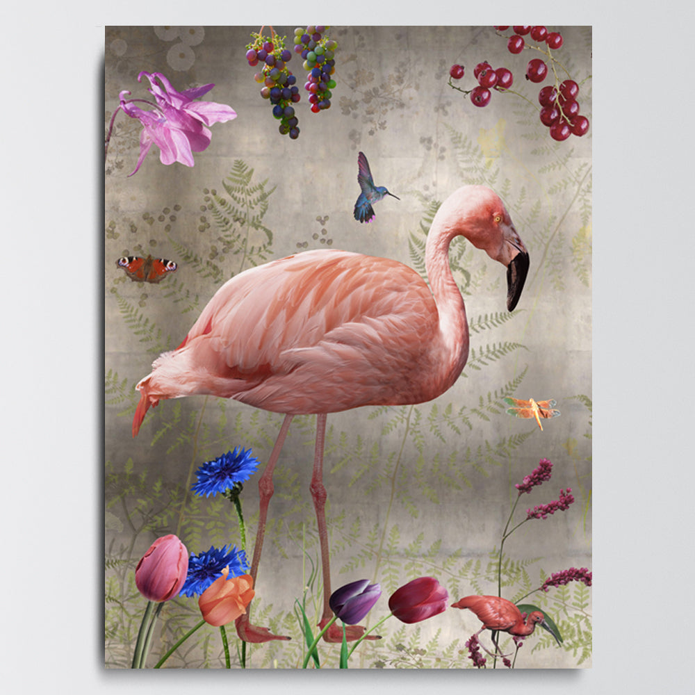 Behangpaneel 140*180 cm Audubon Grey