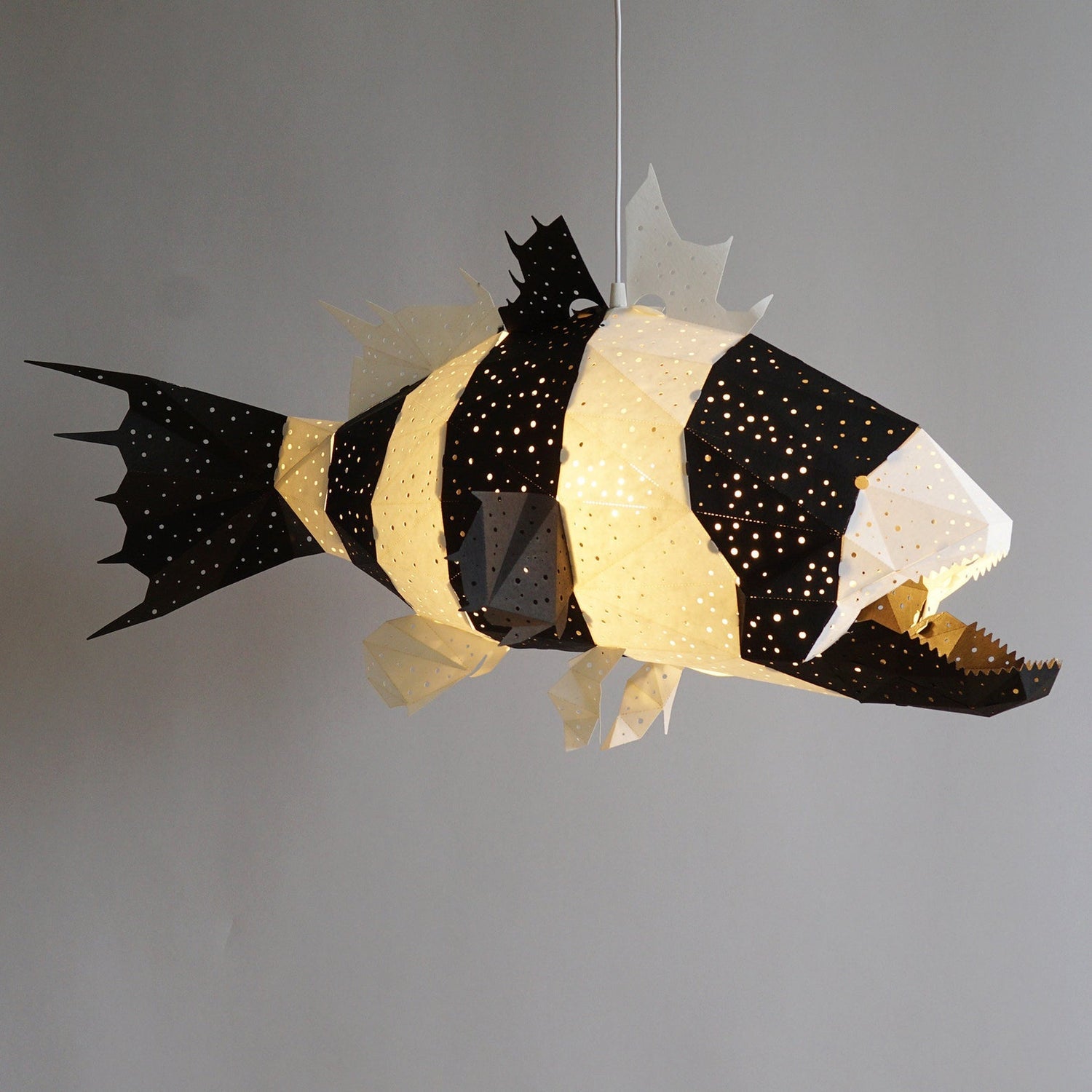 Giant Zebrafish Origami Lamp