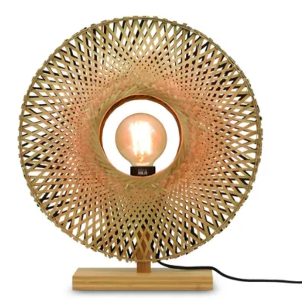 Kalimantan- Tafellamp -Bamboe - Large