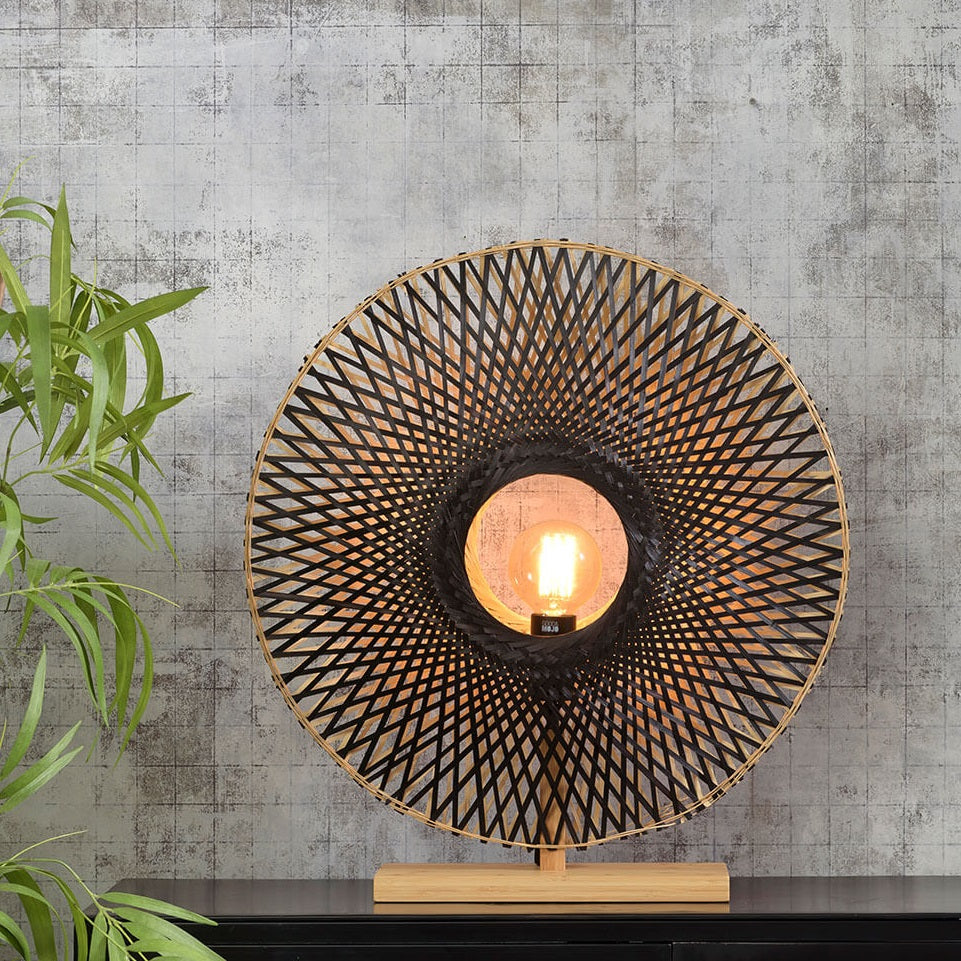 Kalimantan- Tafellamp -Bamboe - Small