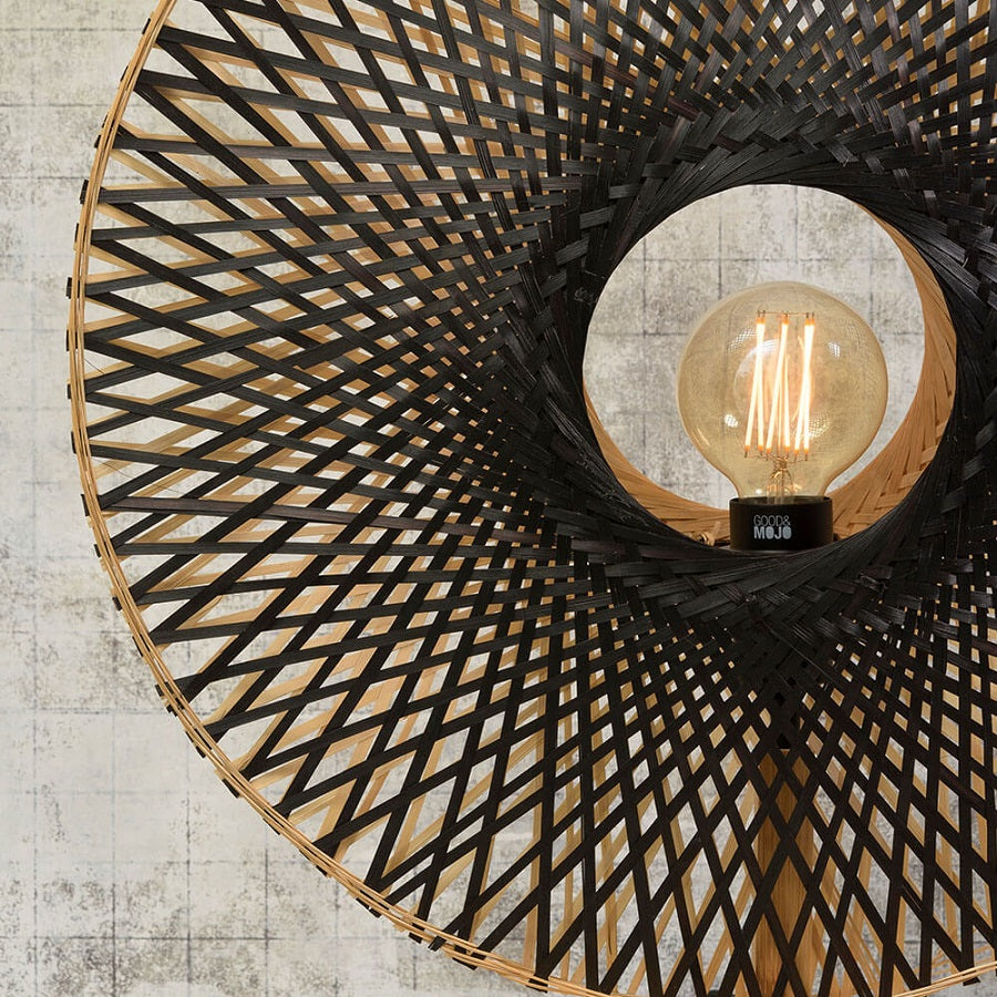 Kalimantan- Tafellamp -Bamboe - Large