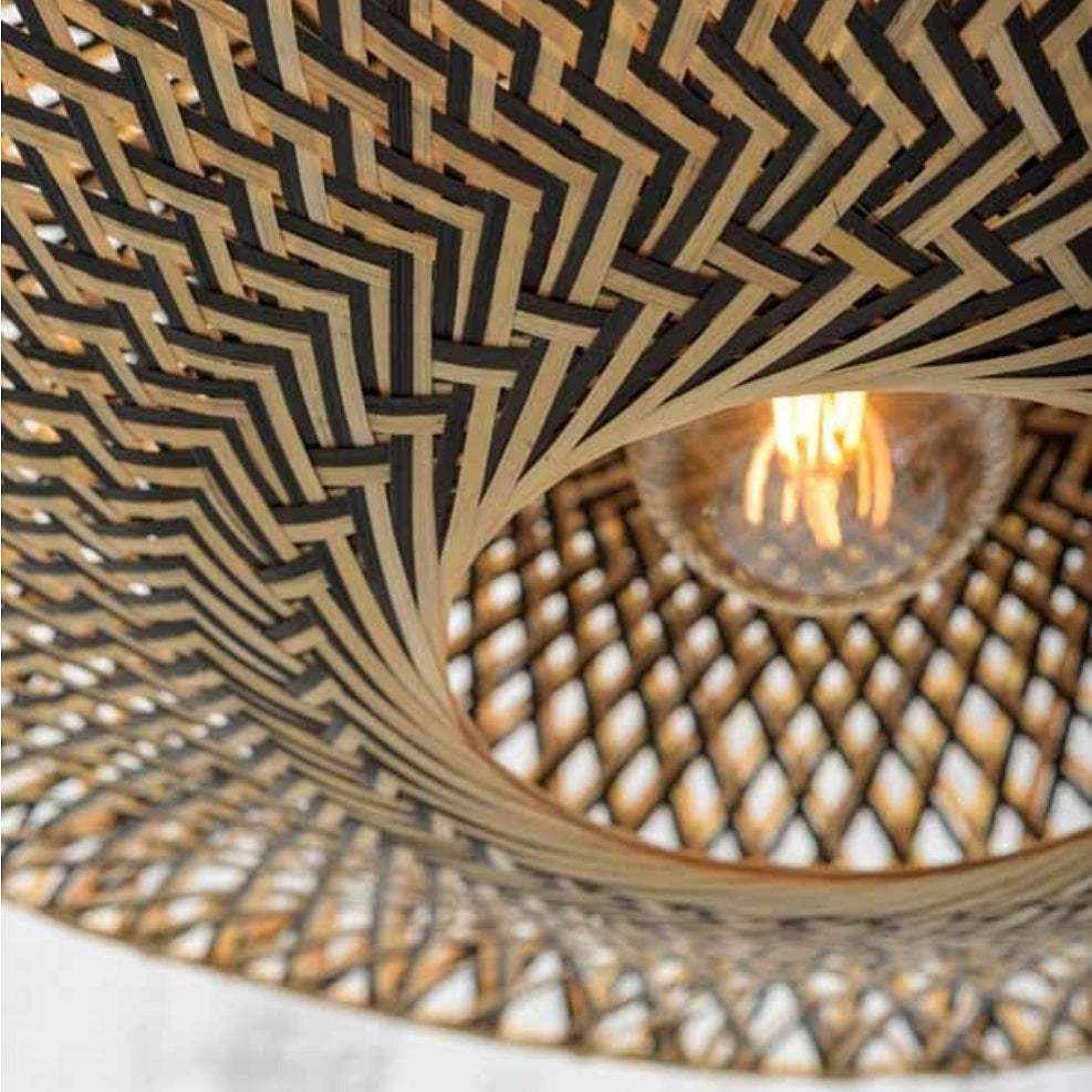 Bali - Wandlamp - Bamboe - Naturel -Small