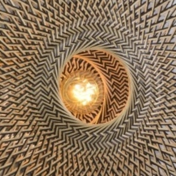 Bali - Wandlamp - Bamboe - Naturel - Medium