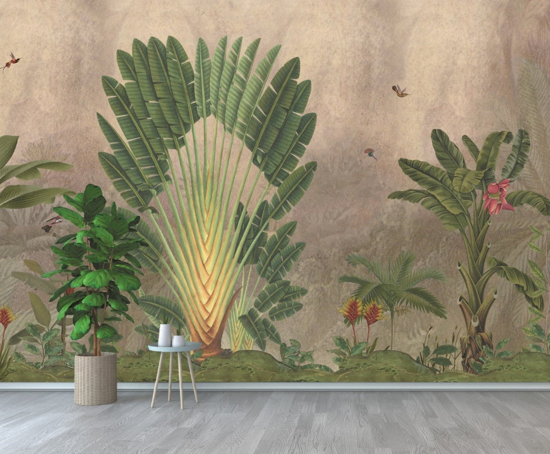 Behang Banana Tree I Ecotex