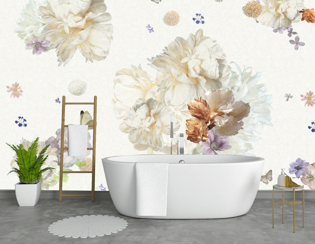 Behang White Baroque I Ecotex