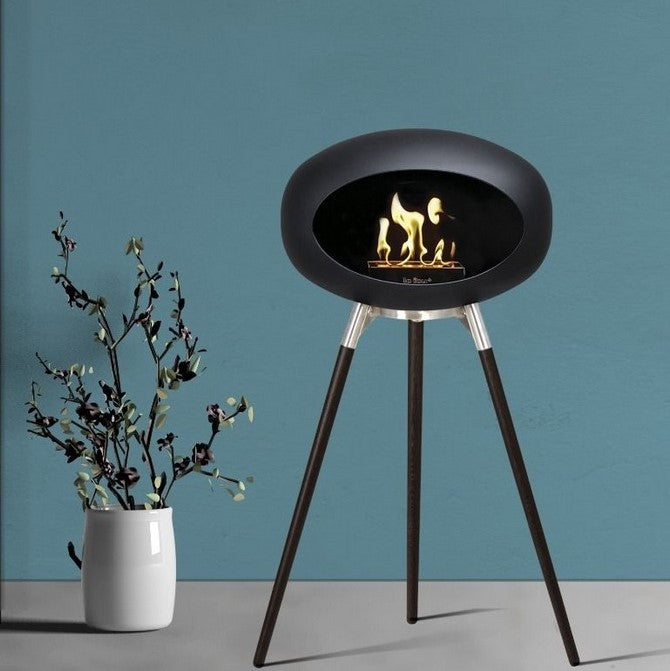 Le Feu Black Ground Wood High - Zwart EIken