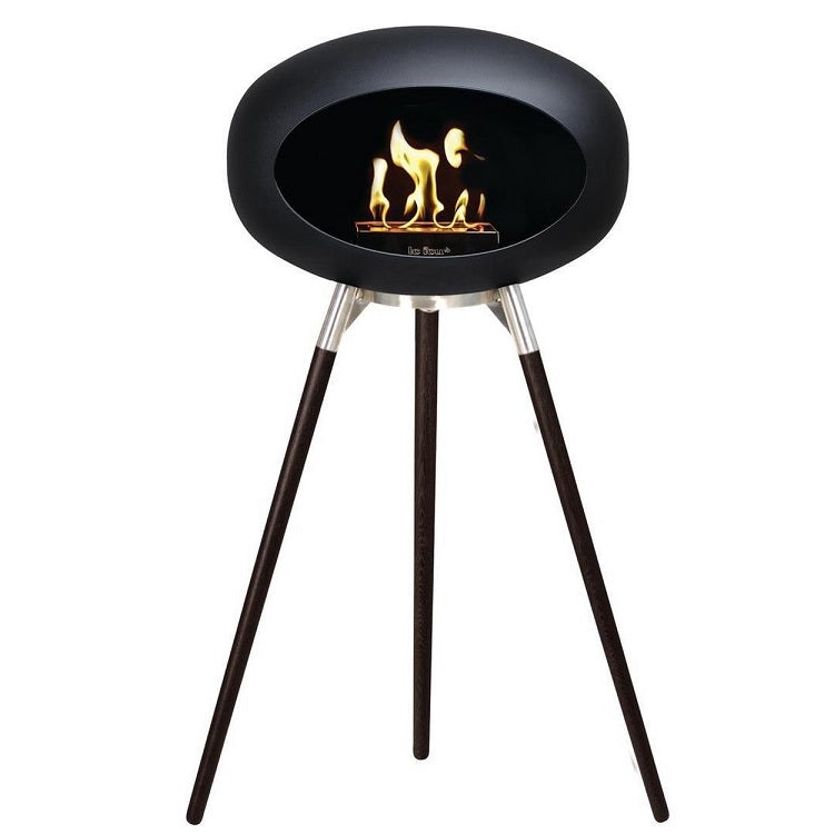 Le Feu Black Ground Wood High - Zwart EIken