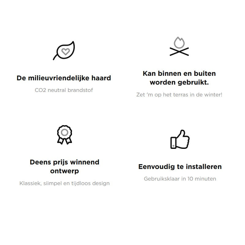 Le Feu Black Ground High Rose Gold - Zwart Eiken