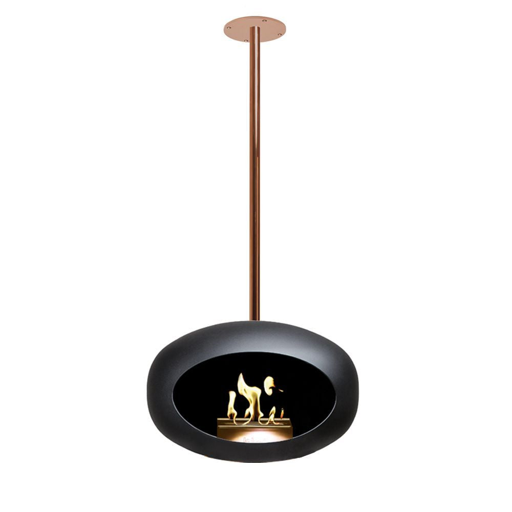 Le Feu Black Sky Haard Hangend 120 cm - Rose Gold stang