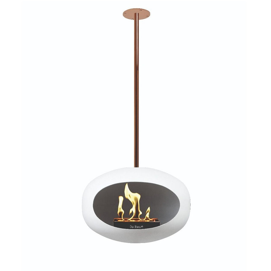 Le Feu White Sky Haard Hangend 140 cm - Rose Gold stang