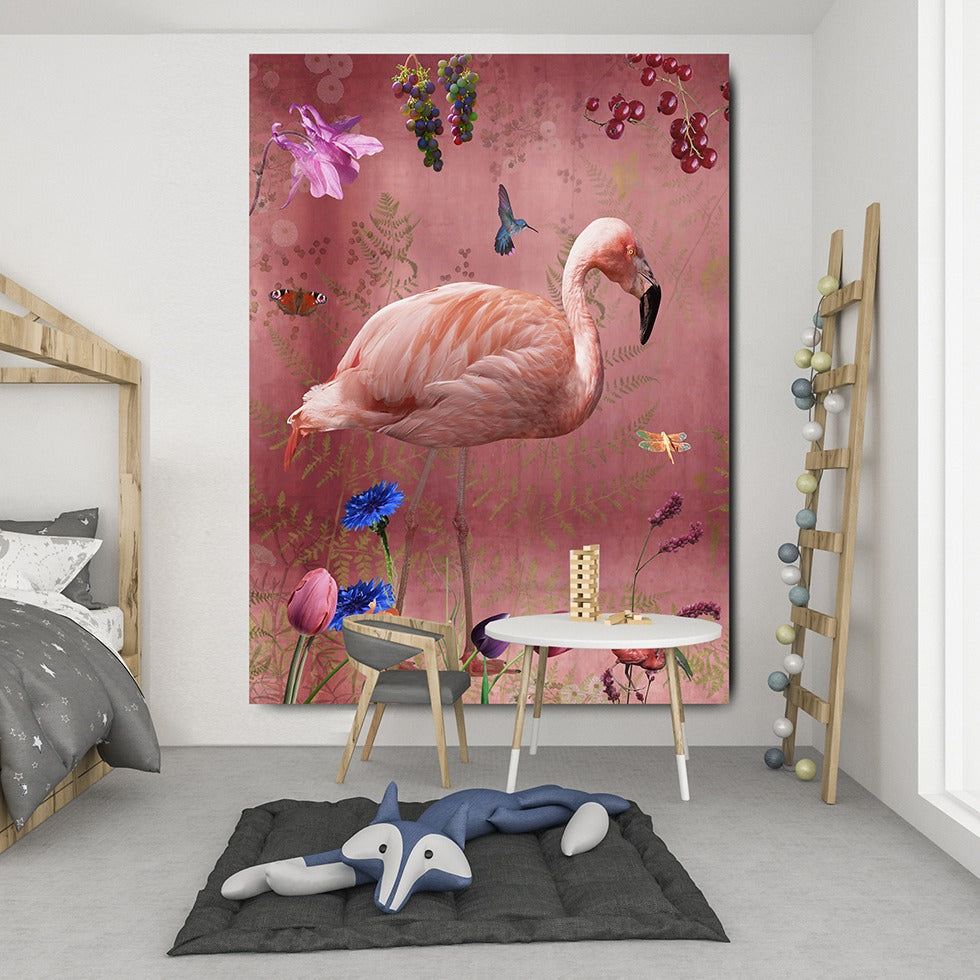 Behangpaneel 140*180 cm Audubon Red