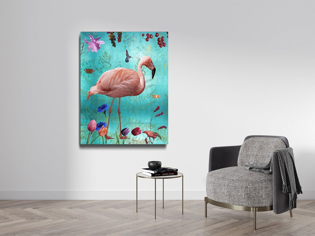 Behangpaneel Plexiglas M Audubon Blue