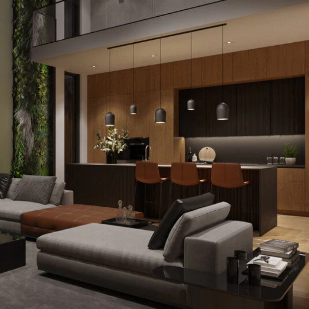 Archy Rail Set - 3 Medium + 2 Small - Hanglamp