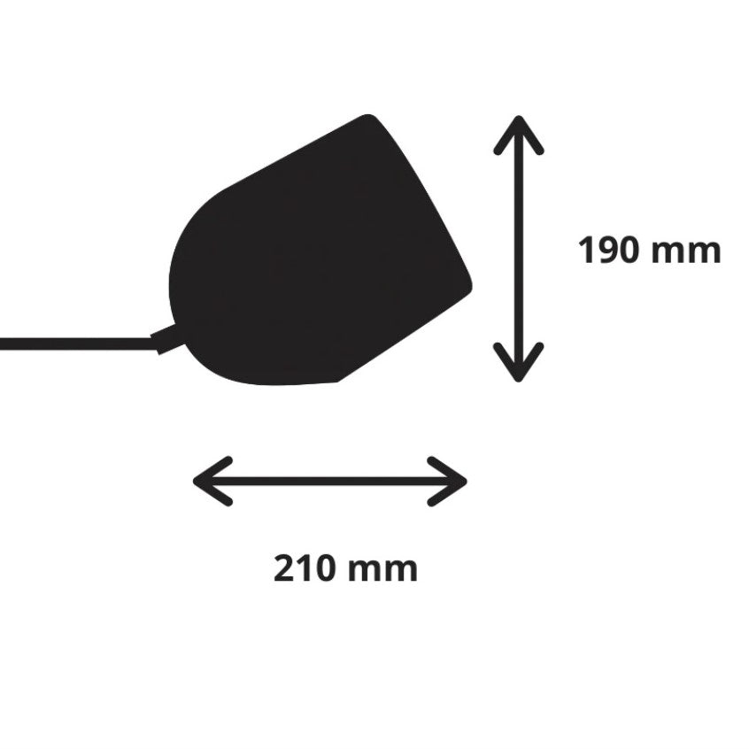 Archy Tafellamp Black Medium