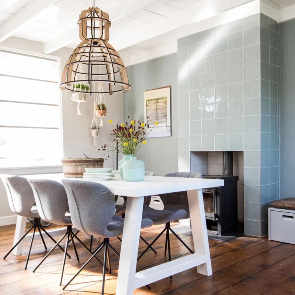 No.19 industrielamp MDF 40cm by Olaf Weller