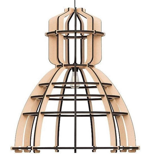 No.19XXL industrielamp MDF 90cm by Olaf Weller