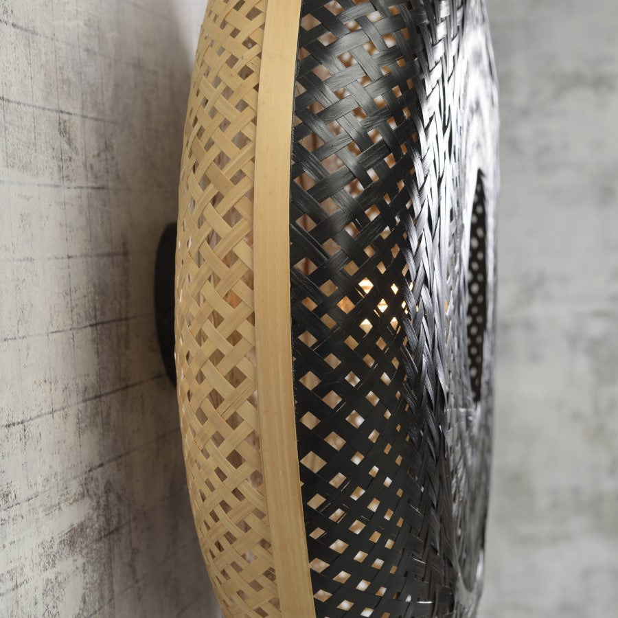 Palawan - Wandlamp - 40cm naturel_zwart M