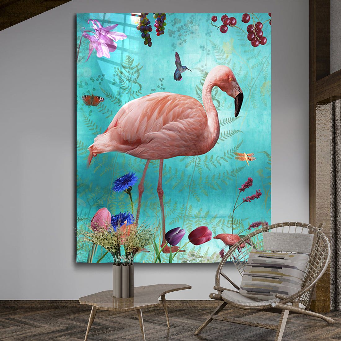 Behangpaneel Plexiglas XL Audubon Blue