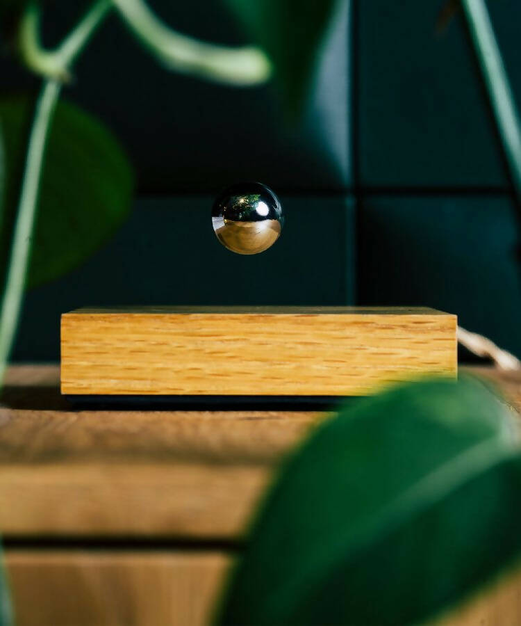 FLYTE Buda Ball Zwevende Magnetische Bol - Eikenhout