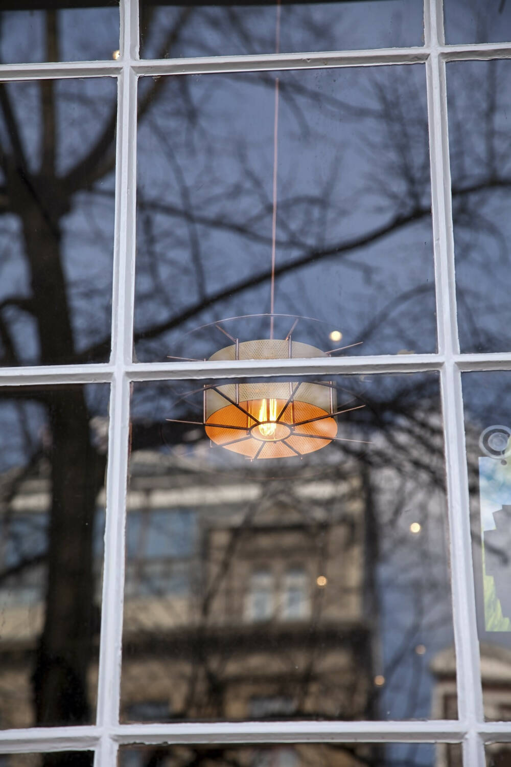 Hanglamp SPOOL Classic Koper - Geel