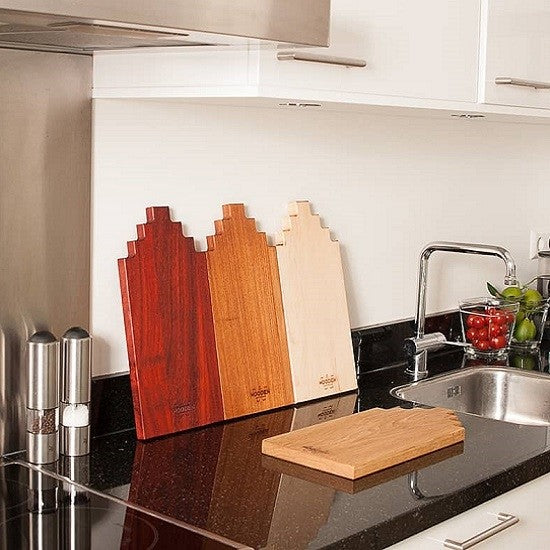 Serveerplank Grachtenpand Padouk