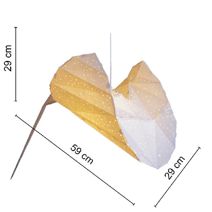 Stingray Origami Lamp