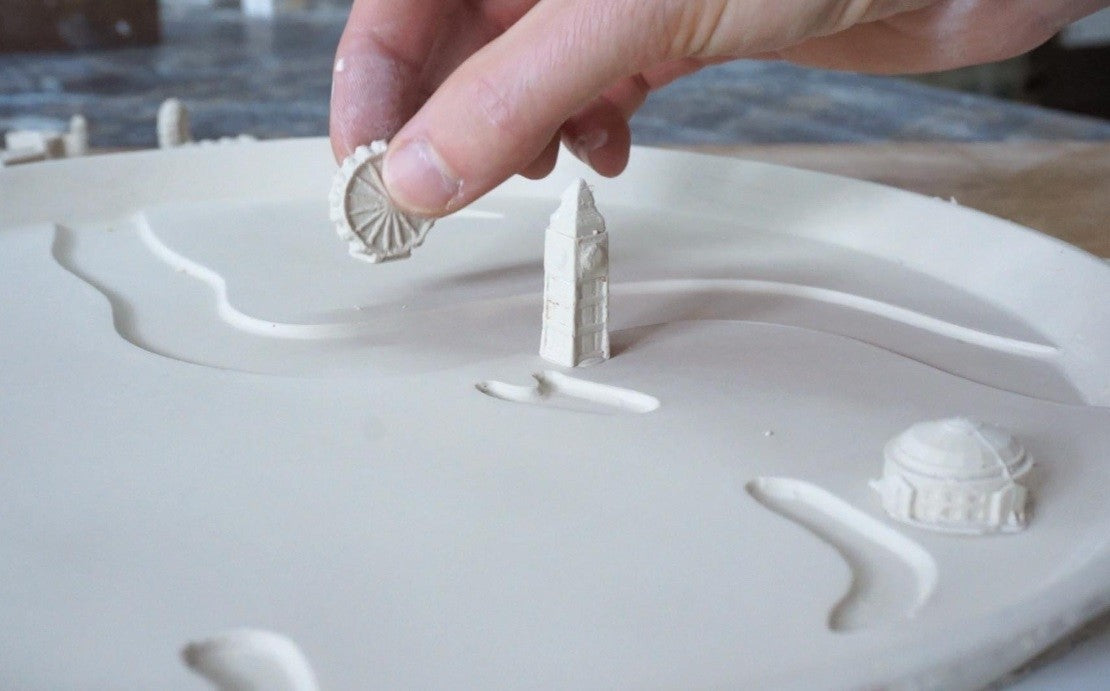 City Plate - porseleinen schaal