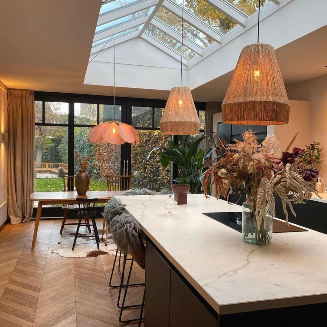 Iguazu - Hanglamp - Jute - Small