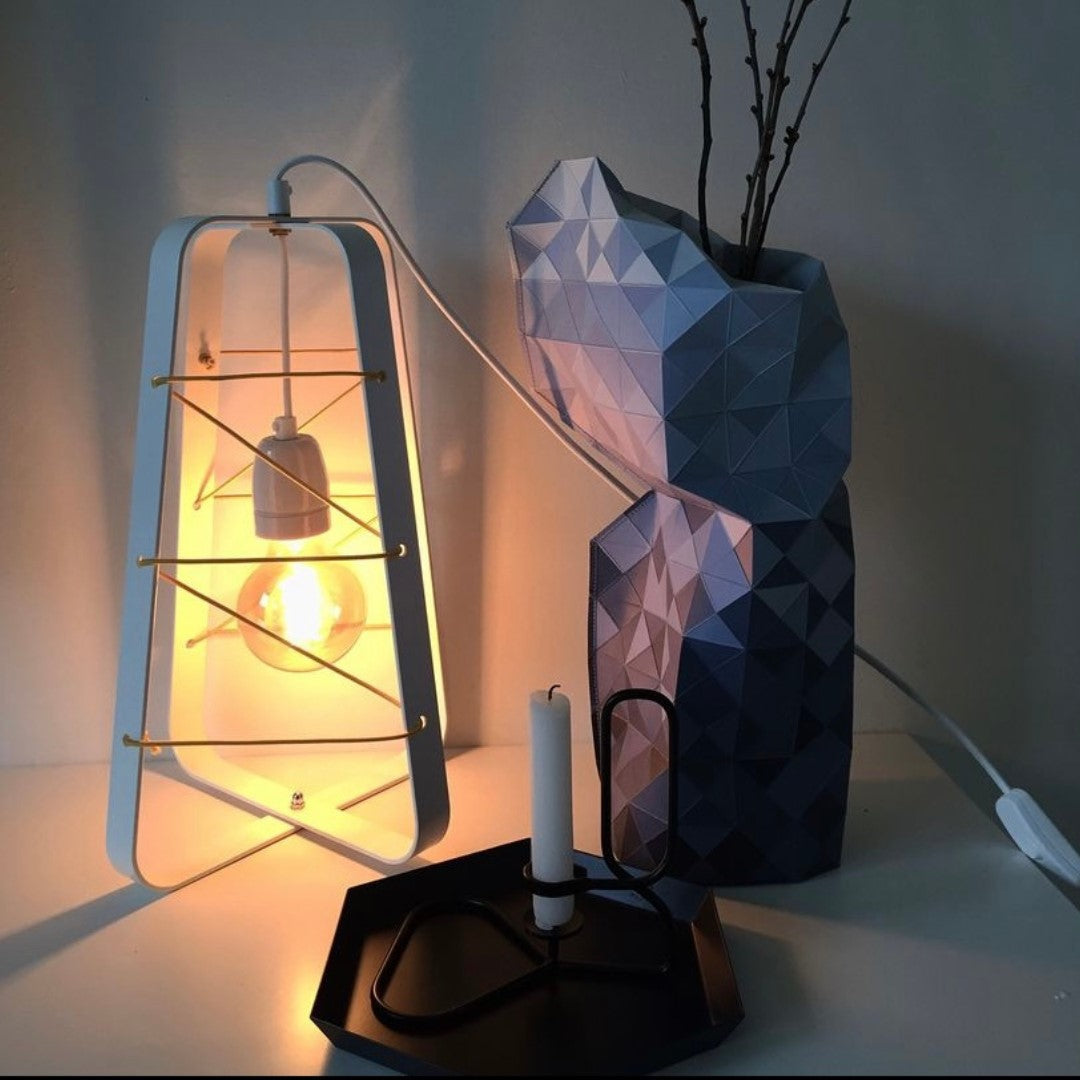 No.31 Tafellamp lichtkooi Large WIT