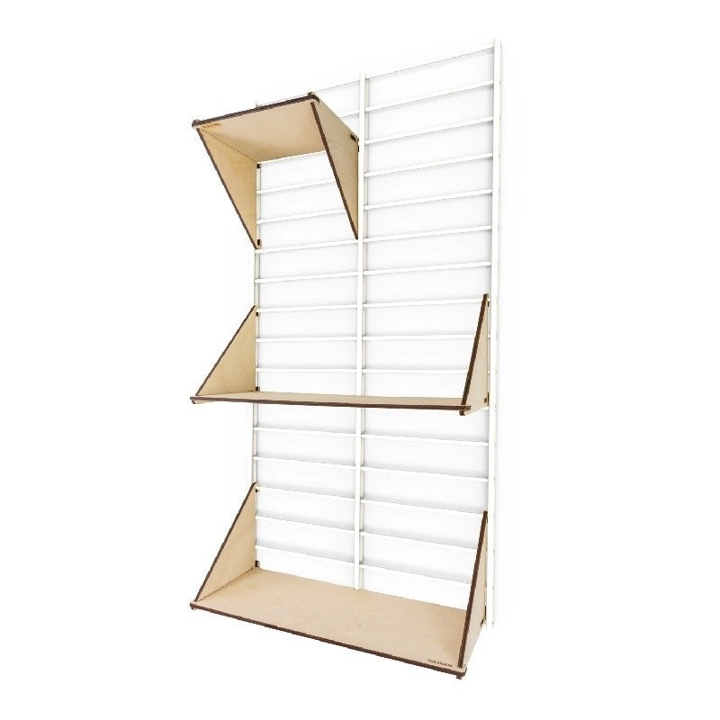 Wandrek FENCY pakket &quot;S&quot; laser hout (80x40 cm)