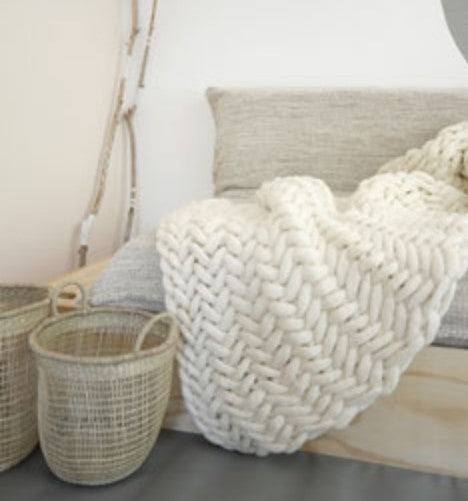 Plaid Fishbone Classic 100 x 100 cm