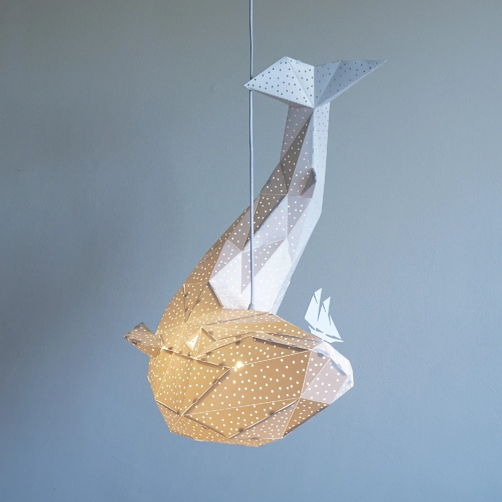 Reusachtig Walvis Lamp Wit